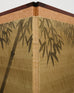 Japanese Showa Four Panel Screen Spring Bamboo Landscape