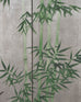 Japanese Showa Four Panel Screen Bamboo in Misty Landscape