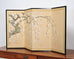 Japanese Showa Four Panel Screen Flowering Cherry Blossom