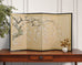 Japanese Showa Four Panel Screen Flowering Cherry Blossom