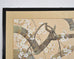 Japanese Showa Four Panel Screen Flowering Cherry Blossom