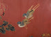 Chinese Export Four Panel Red Lacquered Chinoiserie Gilt Screen