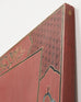 Chinese Export Four Panel Red Lacquered Chinoiserie Gilt Screen