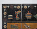 Chinese Export Lacquered Gilt Coromandel Screen Cranes and Ducks