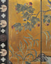 Chinese Export Lacquered Gilt Coromandel Screen Cranes and Ducks