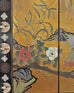 Chinese Export Lacquered Gilt Coromandel Screen Cranes and Ducks