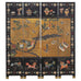 Chinese Export Lacquered Gilt Coromandel Screen Cranes and Ducks