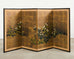 Japanese Showa Four Panel Screen Autumn Foliage