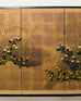 Japanese Showa Four Panel Screen Autumn Foliage