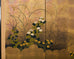 Japanese Showa Four Panel Screen Autumn Foliage