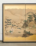 Japanese Edo Four Panel Screen Paragons of Filial Piety