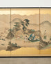 Japanese Edo Four Panel Screen Paragons of Filial Piety