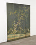 English Chinoiserie Decorated Flora and Fauna Folding Screen