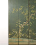 English Chinoiserie Decorated Flora and Fauna Folding Screen