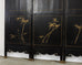 Chinese Export Four Panel Carved Soapstone Coromandel Screen