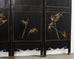 Chinese Export Four Panel Carved Soapstone Coromandel Screen