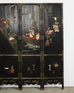 Chinese Export Four Panel Carved Soapstone Coromandel Screen