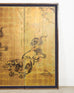 Japanese Showa Four Panel Screen Pair of Karashishi Foo Dogs