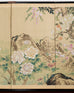 Asian Four Panel Byobu Screen Hundred Flowers Bloom