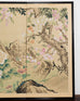 Asian Four Panel Byobu Screen Hundred Flowers Bloom