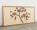 Japanese Showa Four Panel Screen Fruiting Pomegranate Tree