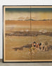 Japanese Showa Screen Shell Gathering After Katsushika Hokusai