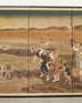 Japanese Showa Screen Shell Gathering After Katsushika Hokusai