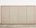 Japanese Showa Four Panel Screen Nanban Ship on Gilt