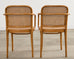 Set of Four Thonet Prague Bentwood Armchairs by Josef Hoffman