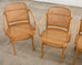 Set of Four Thonet Prague Bentwood Armchairs by Josef Hoffman