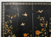 Chinese Six Panel Carved Soapstone Coromandel Lacquer Screen