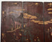 Chinese Export Qing Lacquered Four Panel Coromandel Screen