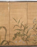 Japanese Meiji Four Panel Screen After Tawaraya Sotatsu