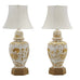 Pair of Wilshire House Porcelain Ginger Jar Table Lamps