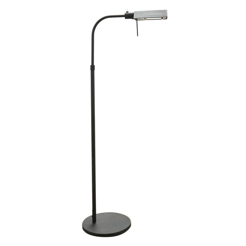 Modern Style Brushed Steel Adjustable Pharmacy Floor Lamp