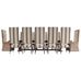 Ferrell + Mittman Art Deco Style Dining Table and 12 Chairs