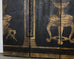 Neoclassical Style Lacquered Five Panel Screen Fragment