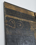 Neoclassical Style Lacquered Five Panel Screen Fragment