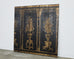 Neoclassical Style Lacquered Five Panel Screen Fragment