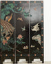 Chinese Export Six Panel Coromandel Screen Exotic Bird Landscape