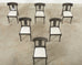 Set of Six Ebonized Neoclassical Style Klismos Dining Chairs