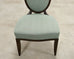 Set of Six Barbara Barry for Baker Oval X-Back Dining Chairs