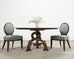 Set of Six Barbara Barry for Baker Oval X-Back Dining Chairs