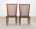 Set of Six Barbara Barry for Baker Spindle Back Dining Chairs