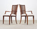 Set of Six Barbara Barry for Baker Spindle Back Dining Chairs