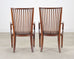 Set of Six Barbara Barry for Baker Spindle Back Dining Chairs