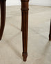 Set of Eight Louis XVI Style Bronze Ormolu Caned Dining Chairs