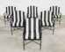 Set of Six Michael Taylor Montecito Garden Dining Armchairs