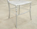 Set of Six Italian Silvered Iron Chiavari Dining Chairs