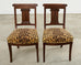 Set of Six English Regency Style Anglo-Indian Dining Chairs